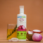 Buy Mamaearth Onion Hair Oil with Onion Oil & Redensyl for Hair Fall Control - 250 ml - Purplle