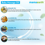 Buy Mamaearth Soothing Baby Massage Oil, with Sesame, Almond & Jojoba Oil (200 ml) - Purplle