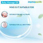 Buy Mamaearth Soothing Baby Massage Oil, with Sesame, Almond & Jojoba Oil (200 ml) - Purplle