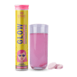 Buy Chicnutrix Glow - Glutathione and Vitamin C for Skin Radiance & Glow - 20 Effervescent Tablets - Strawberry and Lemon Flavour - Purplle