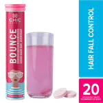 Buy Chicnutrix Bounce - Hair Recovery Complex, Biotin, Selenium for A Good Hair Day, Everyday - 20 Effervescent Tablets - Raspberry Flavour - Purplle