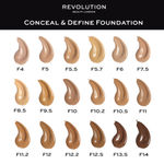 Buy Makeup Revolution Conceal & Define Foundation F7.5 (23 ml) - Purplle