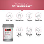 Buy Swisse Beauty Biotin+ With Nicotinamide, Rose Hips & Vitamin C For Healthy Hair, Nourishes Skin & Nails, Supports Collagen Formation –60 Tablets for Both Men & Women. 100% Vegetarian Product - Purplle