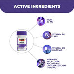 Buy Swisse Ultiboost Iron Supplement with Vitamin C, Vitamin B6 & Vitamin B12 -30 Tablets - Purplle
