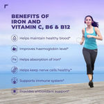 Buy Swisse Ultiboost Iron Supplement with Vitamin C, Vitamin B6 & Vitamin B12 -30 Tablets - Purplle
