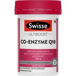 Buy Swisse Ultiboost Co Enzyme Q-10 Supplement for Healthy Heart & Energy Metabolism - 50 Tablets - Purplle
