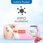Buy Tulips Sensitive Baby Wet Wipes for Gentle Cleaning/Moisturising, 100% RASH FREE (72 Wipes x 2 Pack) - Purplle