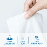 Buy Tulips Facial Dry Tissue Paper, Super Soft, Super Absorbent & 100% Pure, 2Ply x 100 Pulls (Pack of 2)) - Purplle