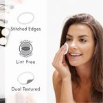 Buy Tulips 50 Round Facial Cotton Pads in a Ziplock Bag (Pack of 4); Made with 100% Pure Soft Cotton, Best for Applying & Removing Makeup, safe for sensitive Skin - Purplle