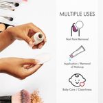 Buy Tulips 50 Round Facial Cotton Pads in a Ziplock Bag (Pack of 4); Made with 100% Pure Soft Cotton, Best for Applying & Removing Makeup, safe for sensitive Skin - Purplle