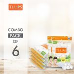 Buy Tulips 50 White Cotton Balls in a Ziplock Bag (Pack of 6 - Purplle
