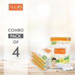 Buy Tulips 50 White Cotton Balls in a Ziplock Bag (Pack of 6 - Purplle