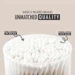 Buy Tulips Cotton Buds/ Swabs, 300 Stciks/ 600 Tips in a Round Jar (Pack of 4) - Purplle