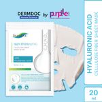 Buy DermDoc by Purplle Hyaluronic Acid Sheet Mask (20ml) - Purplle