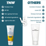 Buy TNW - The Natural Wash Sun Defence Spf 50 Cream With Jojoba And Cucumber Extract (50 g) - Purplle