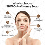 Buy TNW - The Natural Wash Handmade Oats And Honey Moisturizing Soap For Dry - Combination Skin (100 g) - Purplle