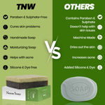Buy TNW - The Natural Wash Handmade Purifying Neem Soap for Pimples and Rashes (100 g) - Purplle