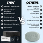 Buy TNW - The Natural Wash Handmade Charcoal Soap For Blackheads and Acne (100 g) - Purplle