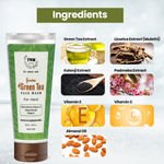 Buy TNW The Natural Wash Green Tea Face Wash for Dry to Combination Skin | Grealmo Face wash 100 ml - Purplle