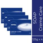 Buy Nivea Creme Care Soap - Pack of 4 (Each of 125 g) - Purplle
