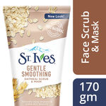 Buy St. Ives Gentle Smoothing Oatmeal Scrub & Mask (170 g) - Purplle