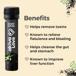 Buy Akiva Superfoods Activated Charcoal Health Shots with Aloe Vera for Detox and Digestion Pack of 15 (40 ml each) - Purplle
