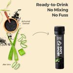 Buy Akiva Superfoods Activated Charcoal Health Shots with Aloe Vera for Detox and Digestion Pack of 15 (40 ml each) - Purplle