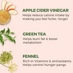 Buy Akiva Love Green Tea Apple Cider Vinegar Ready To Drink Health Shots Bottle (Pack of 15)(40 ml each) - Purplle