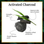 Buy Good Vibes Activated Charcoal Detox Handmade Soap Bar (Pack of 3) | Cleansing, Rejuvenating | No Parabens, No Animal Testing (100 g x 3) - Purplle