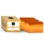 Buy Good Vibes Orange Glow Handmade Soap Bar | Cleansing, Rejuvenating, Glowing | No Parabens, No Animal Fats, No Animal Testing (Pack of 3) 100g x 3 - Purplle
