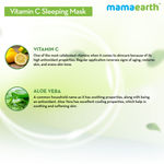 Buy Mamaearth Vitamin C Sleeping Mask, Night Cream For Women, for Skin Illumination - (100 g) - Purplle