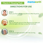 Buy Mamaearth Vitamin C Sleeping Mask, Night Cream For Women, for Skin Illumination - (100 g) - Purplle