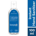Buy KeepSafe Instant Hand Sanitizer,Instantly Kills 99.99% Germs Without Water,72% Alcohol Based Sanitizer,Non-Sticky,Skin-Friendly,Travel-Pack (100 ml) - Purplle