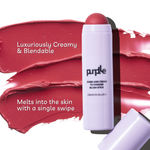 Buy Purplle Cheek Kiss Cream to Powder Blush Stick Crimson Killer 4 - Purplle