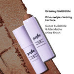 Buy Purplle Lit Goals Cream to Powder Highlighter Stick Quartz Addiction 2 - Purplle