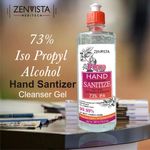 Buy Zenvista Meditech Alcohol Based Hand Sanitizer Gel, With Aloe Vera & Glycerin For Deep Cleansing & Germ Protection, Anti-Bacterial, Kills Bacteria- (500 ml) - Purplle
