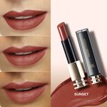 Buy Faces Canada Velvet Matte Lipstick | Vitamin E enriched |Soft Matte finish|Smooth One Stroke Intense Color | Hydrated Lips All Day | Shade - Sunset 3.5g - Purplle