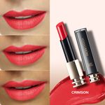 Buy Faces Canada Velvet Matte Lipstick | Vitamin E enriched |Soft Matte finish|Smooth One Stroke Intense Color | Hydrated Lips All Day | Shade - Crimson 3.5g - Purplle