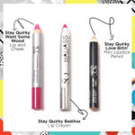 Buy Stay Quirky Mini Lip Crayon | Lipstick Pencil | Lipstick - Love Bitin' Air Kiss 15 (2.1g) - Purplle
