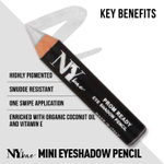 Buy NY Bae Prom Ready - Ball Gown 4 (1.5 g) | Mini Eyeshadow Pencil | Silver | Glitter Finish | Enriched With Coconut Oil | Highly Pigmented | Lightweight | Lasts Upto 8 Hours | Easily Blendable | Cruelty Free - Purplle