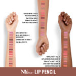 Buy NY Bae Lip And The City Lip Pencil - Nude Queens 3 (0.8 g) | Brown Nude | Enriched With Vitamin E & Coconut Oil | Rich Colour | Long Wear - Purplle