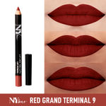 Buy NY Bae Lip And The City Lip Pencil - Red Grand Terminal 9 (0.8 g) | Red | Creamy Matte Finish | Enriched with Vitamin E & Coconut Oil | Rich Colour Payoff | Long lasting | Transfer Resistant | Vegan | Cruelty & Paraben Free - Purplle