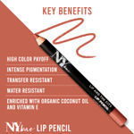 Buy NY Bae Lip And The City Lip Pencil - Vermillion City Hall 11 (0.8 g) | Red | Creamy Matte Finish | Enriched with Vitamin E & Coconut Oil | Rich Colour Payoff | Long lasting | Transfer Resistant | Vegan | Cruelty & Paraben Free - Purplle