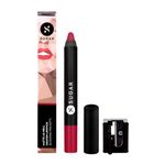 Buy SUGAR Cosmetics Matte as Hell Crayon Lipsticks for Women | Lasts Up To 8+ Hours | Lip Crayon with Sharpener | 2.8gm - 22 Donna Pinciotti - Purplle