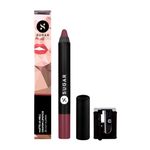 Buy SUGAR Cosmetics Matte as Hell Crayon Lipsticks for Women | Lasts Up To 8+ Hours | Lip Crayon with Sharpener | 2.8 gm - 25 Lily Aldrin - Purplle