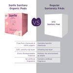 Buy Sanfe XL Bamboo Sanitary Pads, Ultra-Thin Natural Sanitary Napkins - Day Pads (12 Pads) - Purplle
