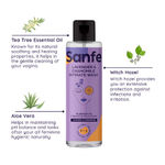 Buy Sanfe Natural Intimate Wash, 3 In 1 - No Odour, No Itching, No Irritation (Lavender and Chamomile) (100ML Wash) | Feminine Wash | Intimate Hygiene | Dermatologically Tested | Chemical Free (Multicolor) - Purplle