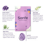 Buy Sanfe Natural Intimate Wipes, 3 in 1 - No Odour, No Itching, No Irritation - Cucumber & White Lily (Pack of 10) - Pack of 4 # SIW008 - Purplle