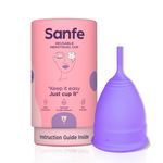 Buy Sanfe Reusable Menstrual Cup with No Rashes, Leakage Or Odor - Premium Design for Women - Large (Pack of 3) # SMC005 - Purplle