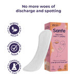 Buy Sanfe Organic Cotton Panty Liners for women | For Protection Against Leakage, Discharge and Rashes - 25 units (Pack of 1) - Purplle